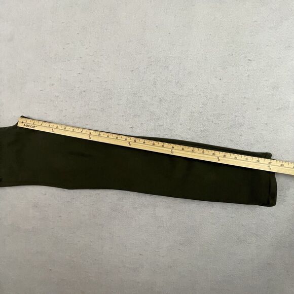 PAIGE Hoxton Ankle Pants Size 27 Green Chive Luxe Coating Slim Fit Stretch - Picture 7 of 14